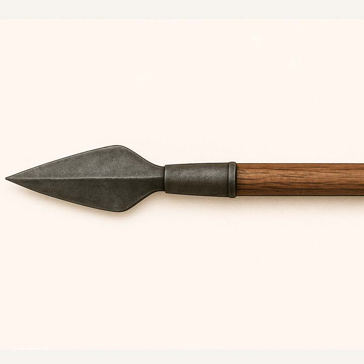 Hand-forged Spear Tip by Everest Forge