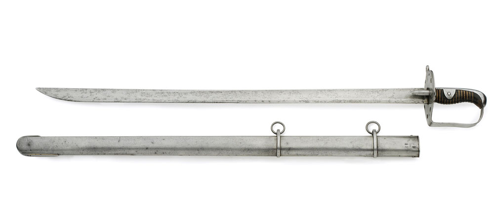 British cavalry sabre curved blade light cavalry sword 1796 pattern mounted combat weapon