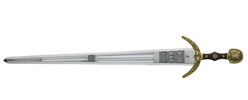 Cinquedea Italian sword with wide Renaissance blade design