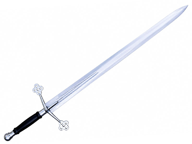 Scottish Claymore sword – large two handed medieval great sword with long double edged blade
