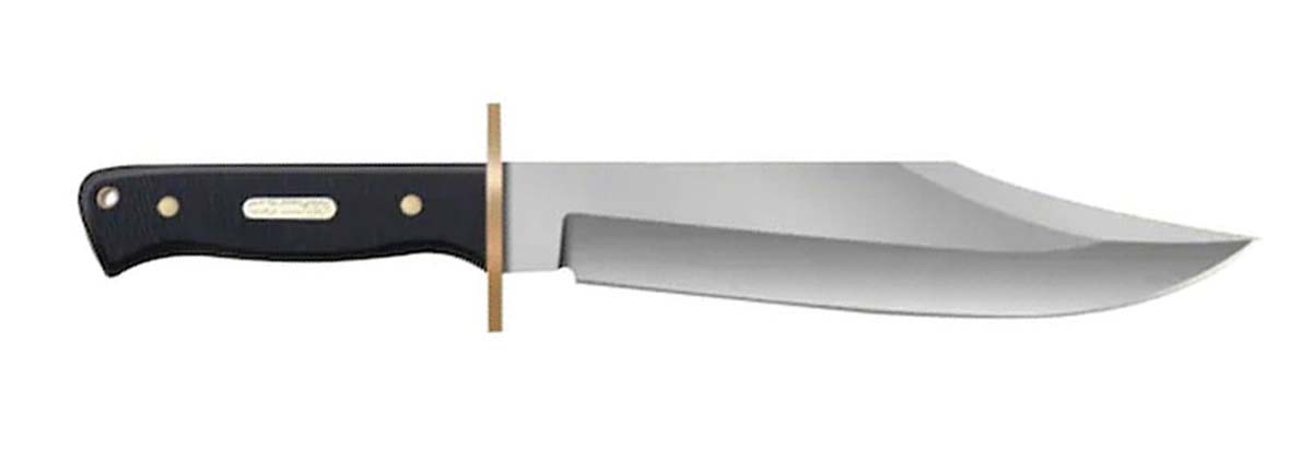 Clip Point Bowie Knife – Classic Hunting and Survival Blade Shape with Sharp Tip