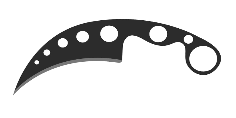 Curved Karambit Knife for Martial Arts and Tactical Use
