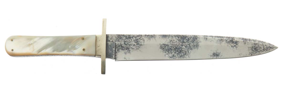 Drop Point Bowie Knife – Strong Tip Hunting and Survival Blade with Curved Spine
