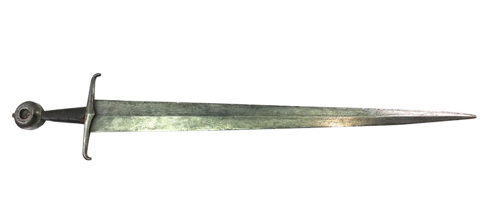 Medieval English arming sword straight double edged blade knight weapon