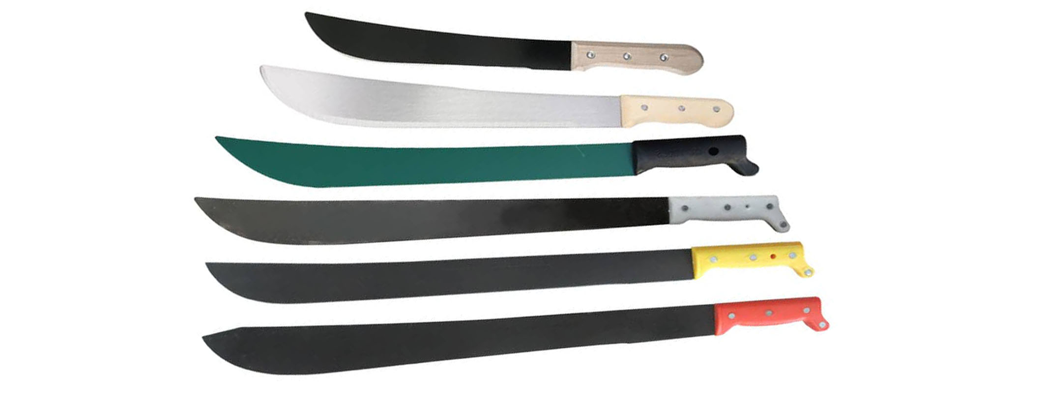Factory-made machetes comparison