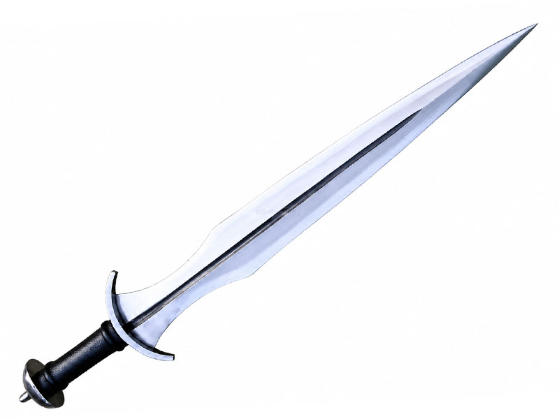 Greek hero battle ready sword – ancient style double edged blade inspired by classical Greek warriors