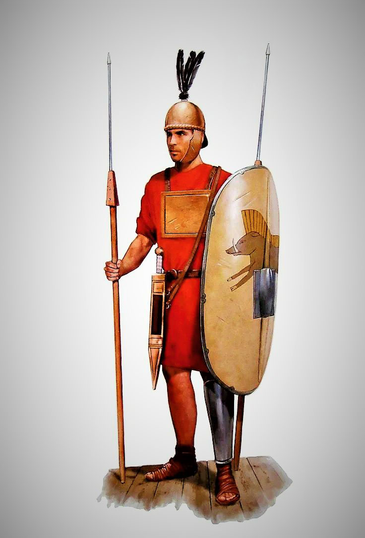 Greek Warrior with Gladius Sword