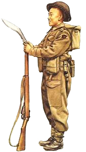 Gurkha with khukuri