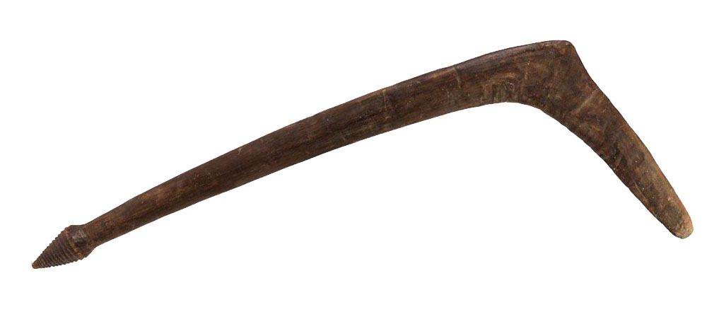 Hooked sword club (Leangle) from southeastern Australia used in Indigenous combat