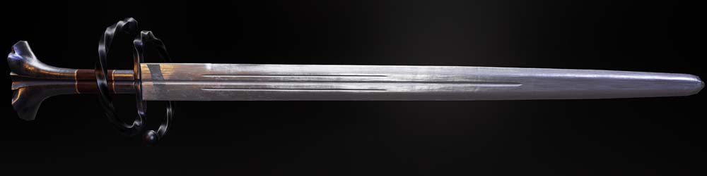 Katzbalger German short sword landsknecht S guard