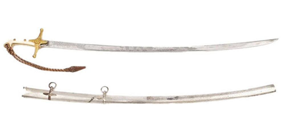 Mameluke sword carried by senior Australian Army officers in ceremonial dress