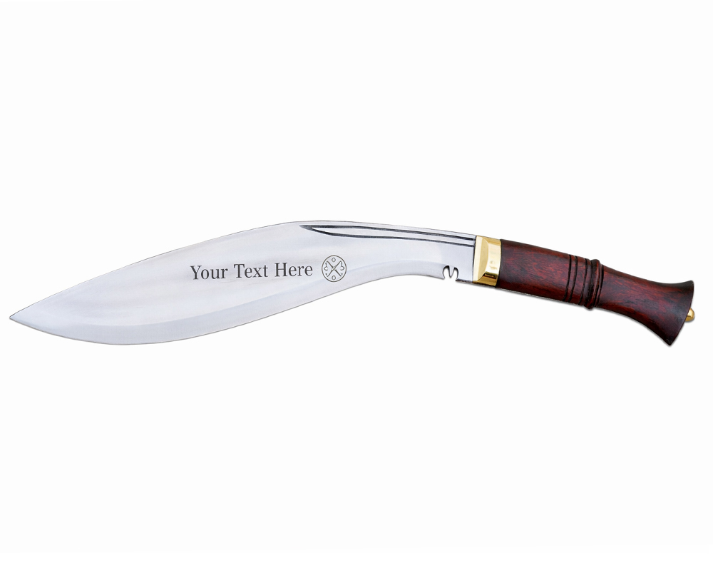 Personalized Gurkha kukri with custom engraving by Everest Forge Nepal
