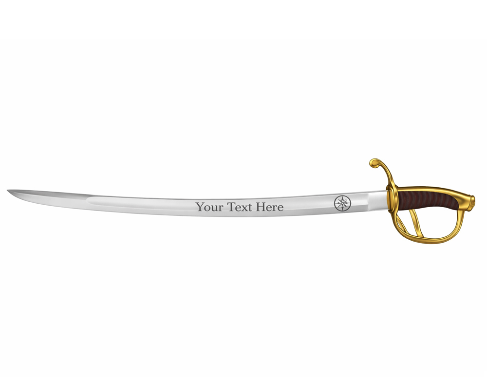 Personalized hand forged sword with custom engraving by Everest Forge Nepal