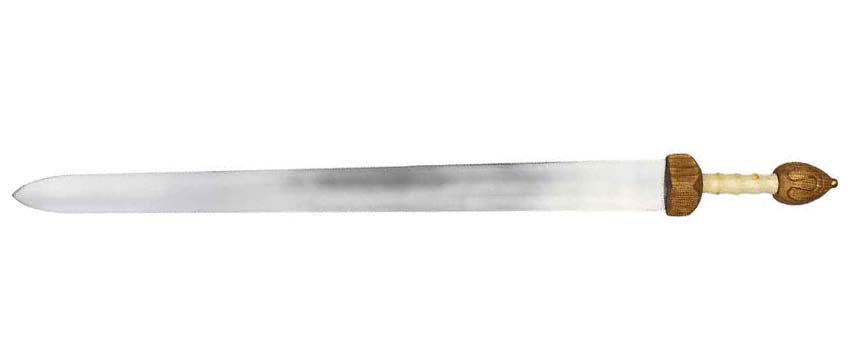 Italian Spatha sword – long Roman cavalry sword design