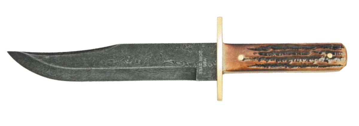 Trailing Point Bowie Knife – Long Curved Blade for Skinning and Slicing Performance