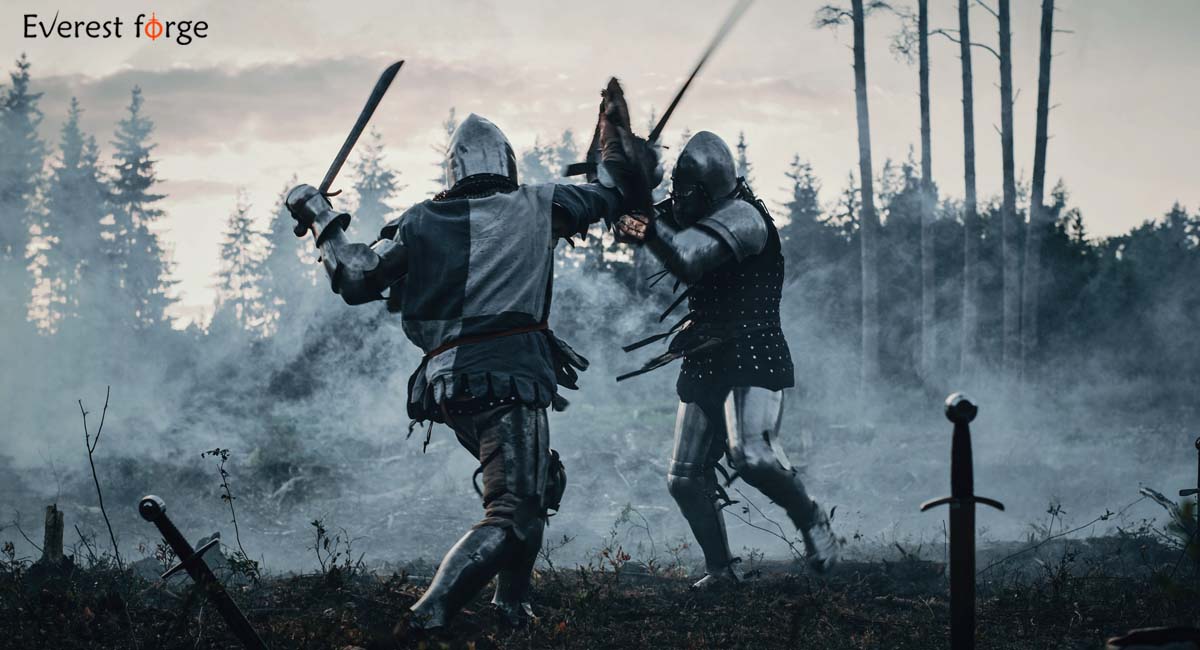 Hand forged battling blades from Everest Forge