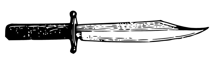 Bowie knives art