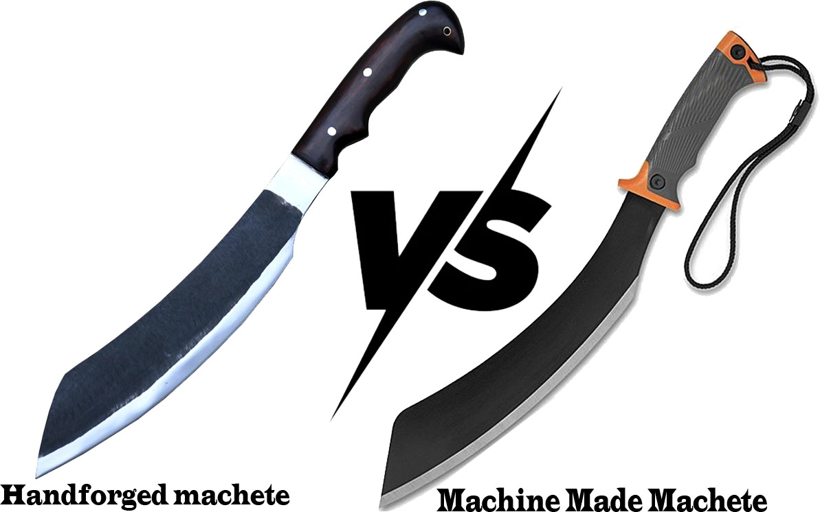 Hand Forged vs Machine Made Machete Comparison - Everest Forge