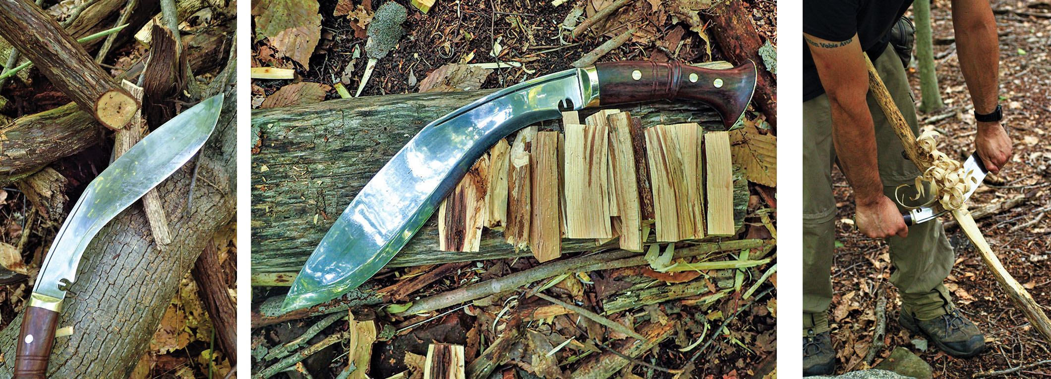 Kukris use for bushcrafting