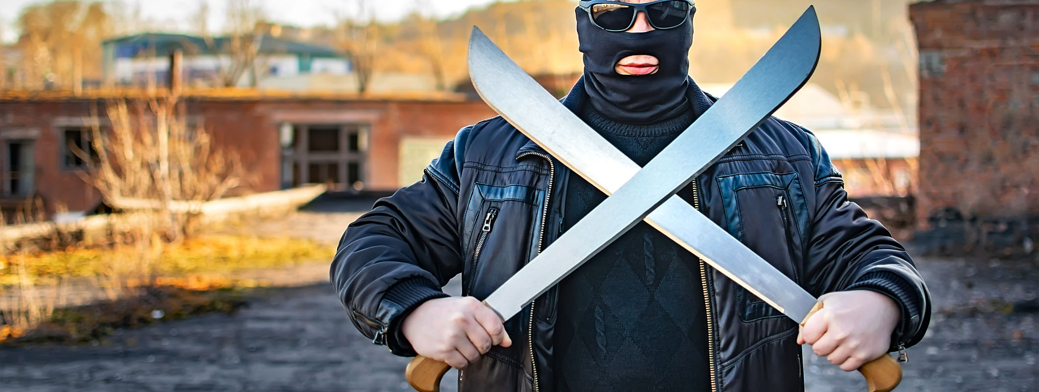 Machete portrayed as a weapon due to misuse and harmful intent