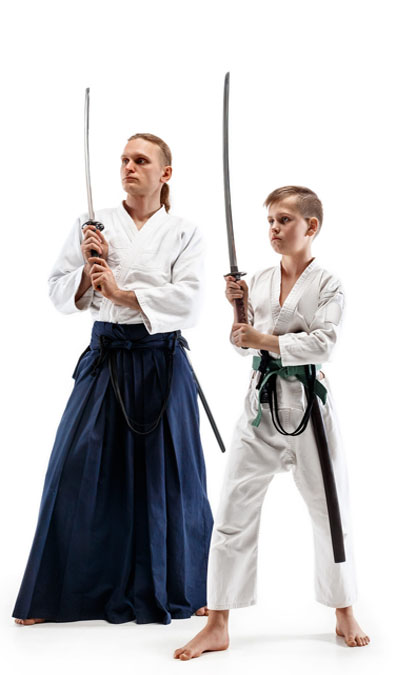 Martial arts training with hand-forged blunt sword from Everest Forge Nepal