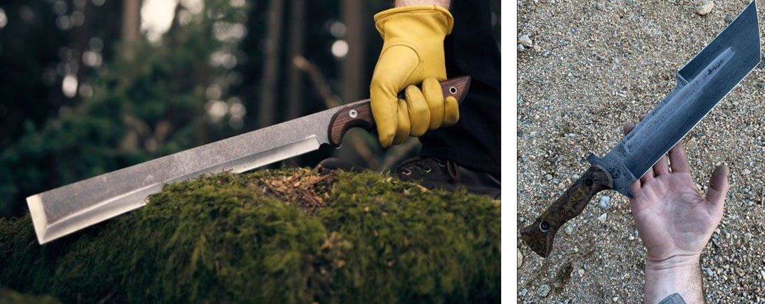 Machete with perfect grip and well-balanced design for safe and controlled use