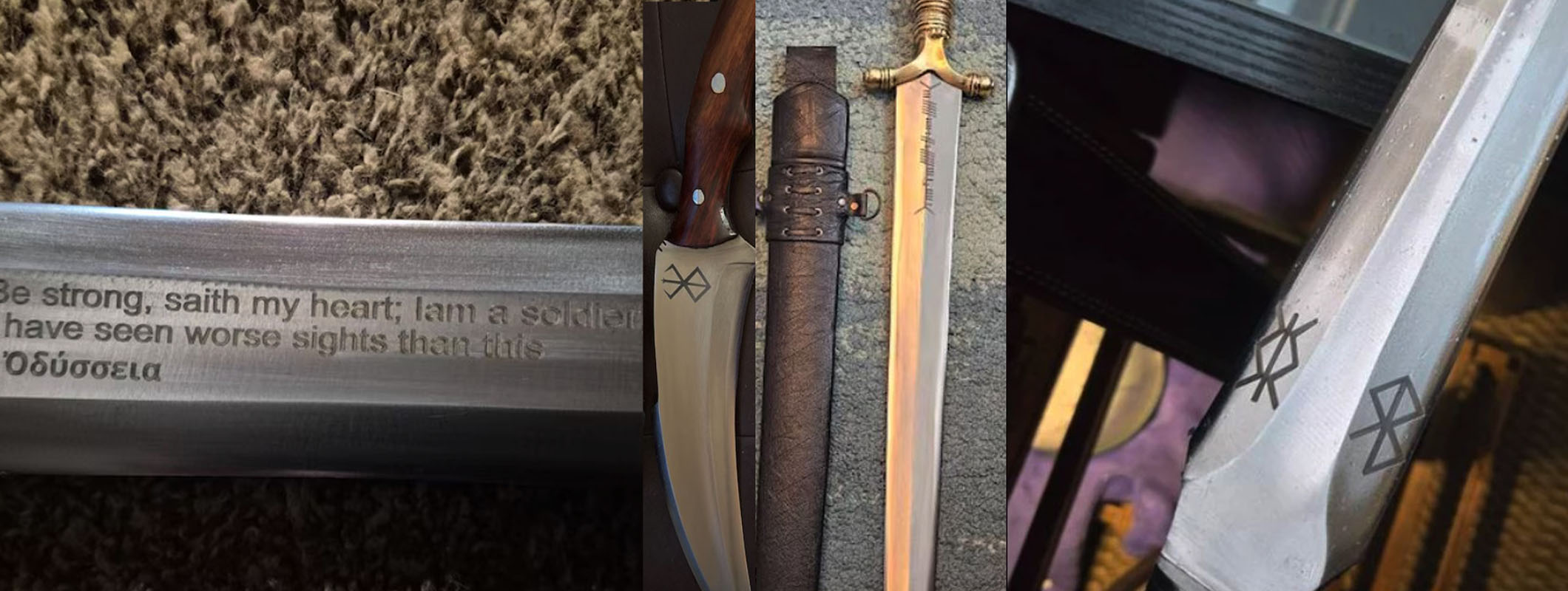 Example of personalization engraving from Everest Forge