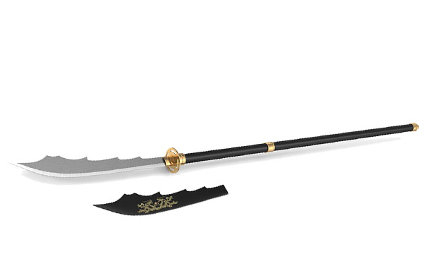 Naginata — Japanese polearm with long curved blade