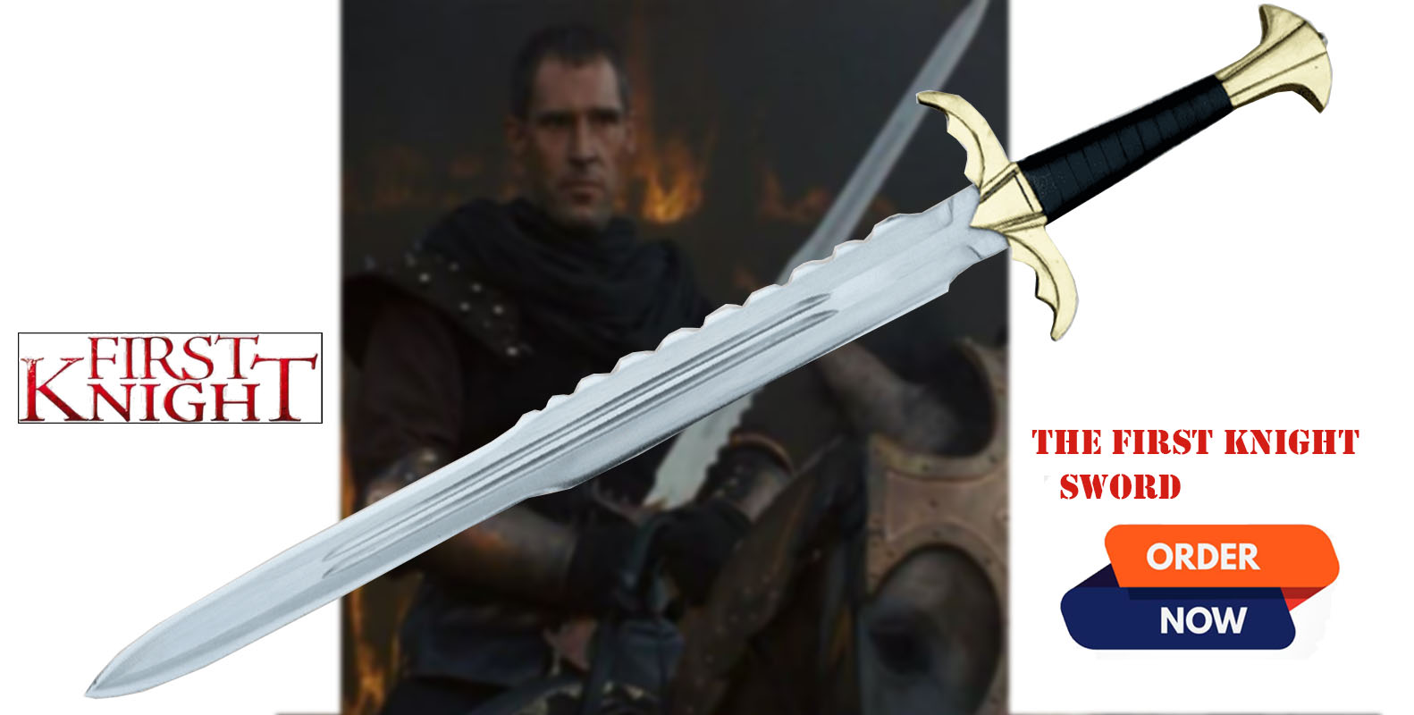 Sir Malagant Sword from First Knight hand-forged replica